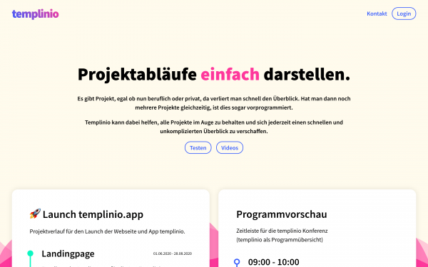 Screenshot: Templinio